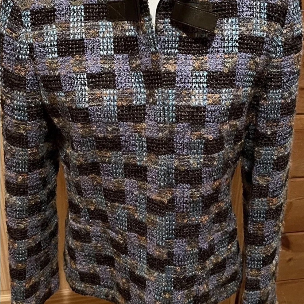 Carlisle Multicolor Checkered Blazer